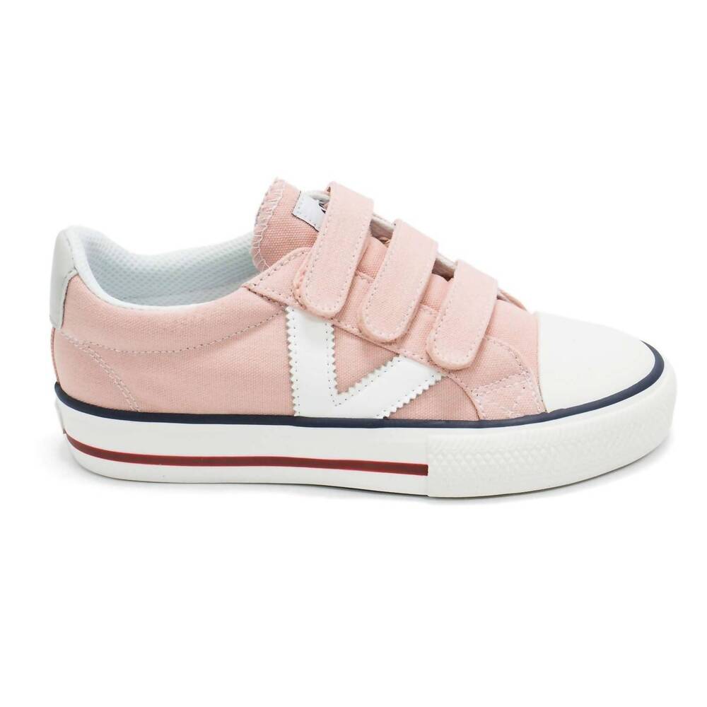 NEW VICTORIA girls' tribu canvas sneakers in skin